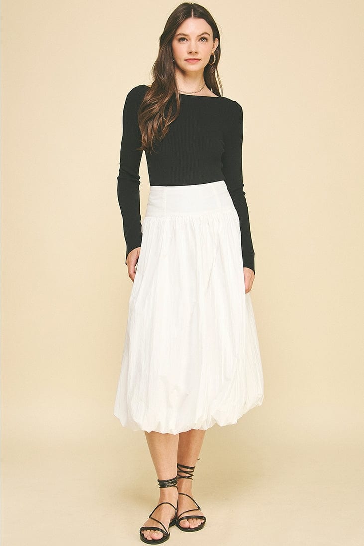 Pinch Bubble Midi Skirt - Little Miss Muffin Children & Home