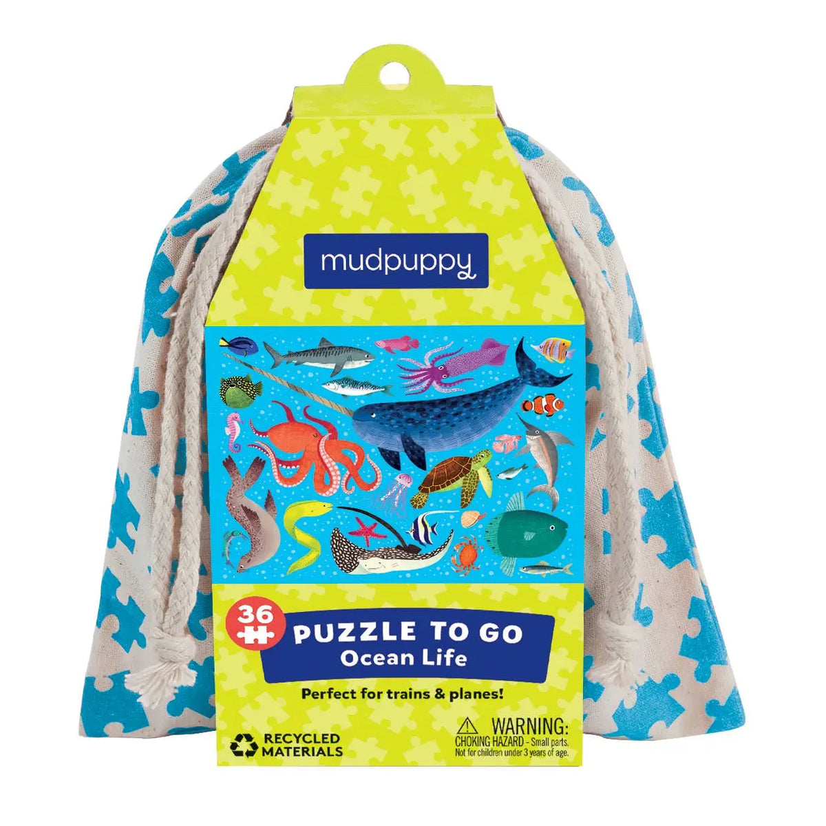 Chronicle Books Ocean Life Puzzle To Go - Little Miss Muffin Children & Home