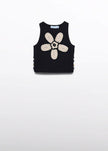 Abel & Lula Crochet Flower Tank - Little Miss Muffin Children & Home