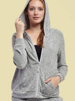 grey zip hoodie