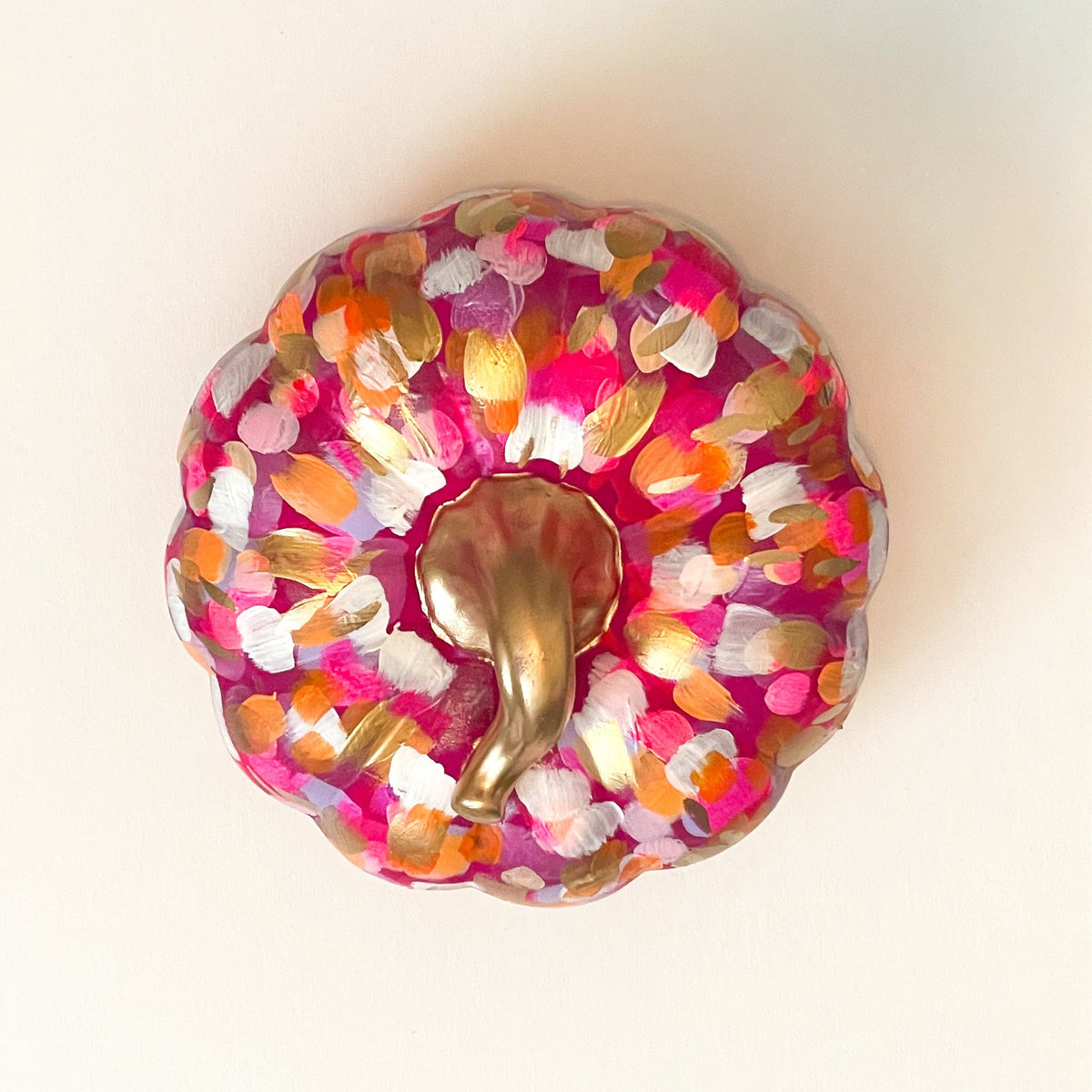 Jessica Reynolds Art Large Pink Abstract Pumpkin - Little Miss Muffin Children & Home