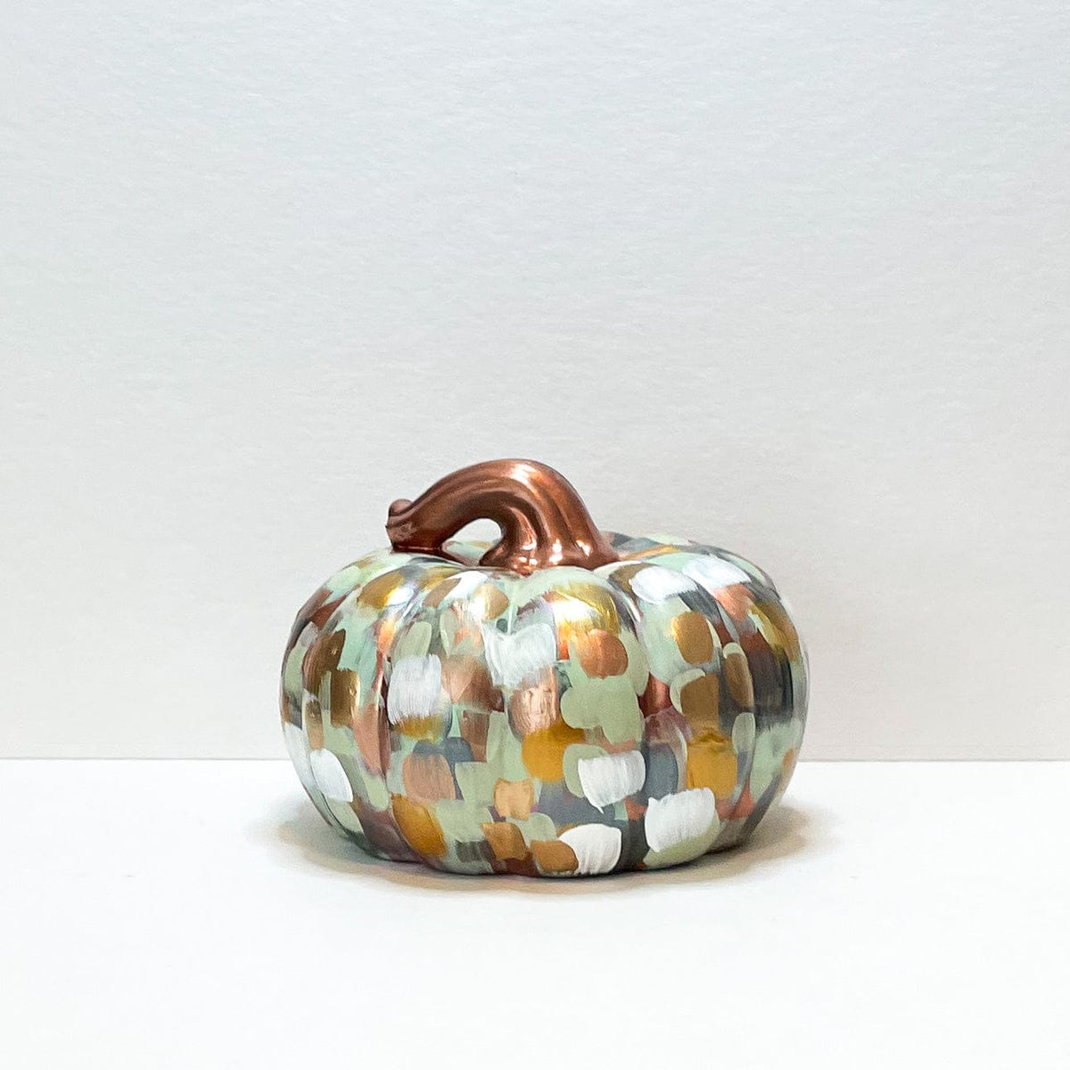 Jessica Reynolds Art Large Copper Abstract Pumpkin - Little Miss Muffin Children & Home
