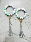 Lanyard Lovebirds Lanyard Lovebirds O Wristband Keychain Silver Tassel - Little Miss Muffin Children & Home