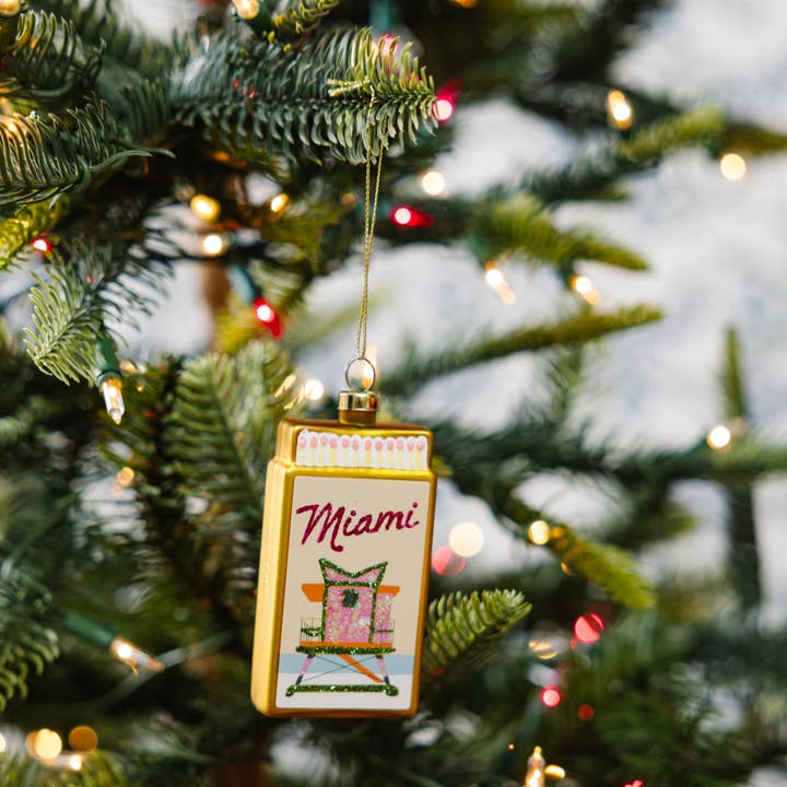 miamai christmas ornament