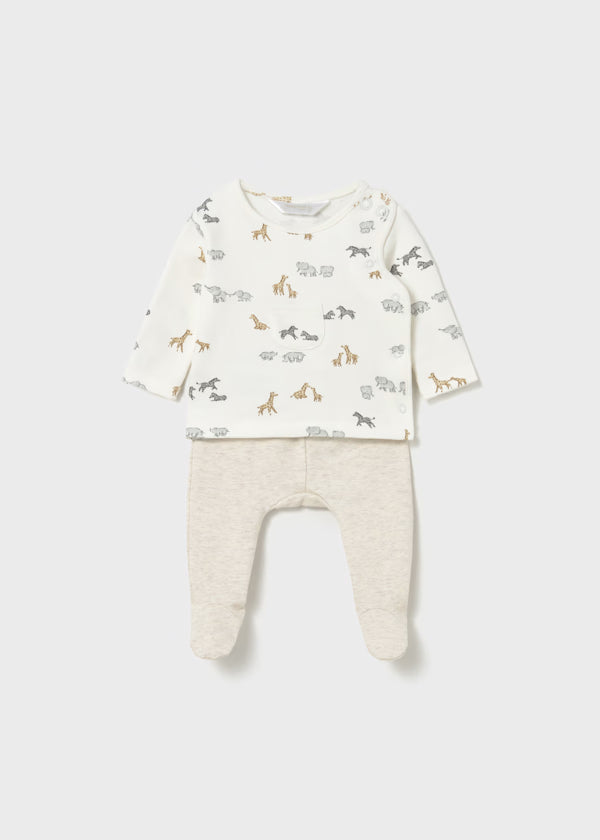 baby boy dinosaur two piece set