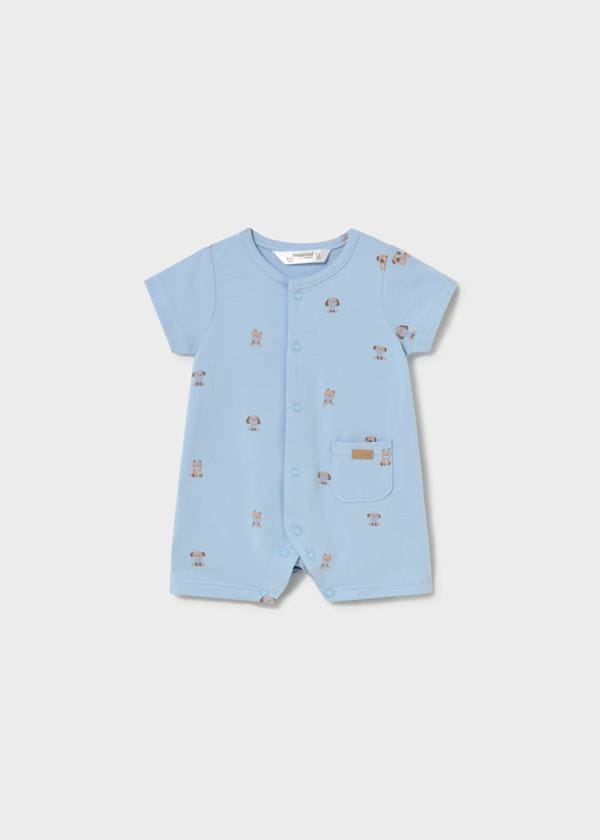 Mayoral Usa Inc Newborn Printed Romper in Sky - Little Miss Muffin Children & Home