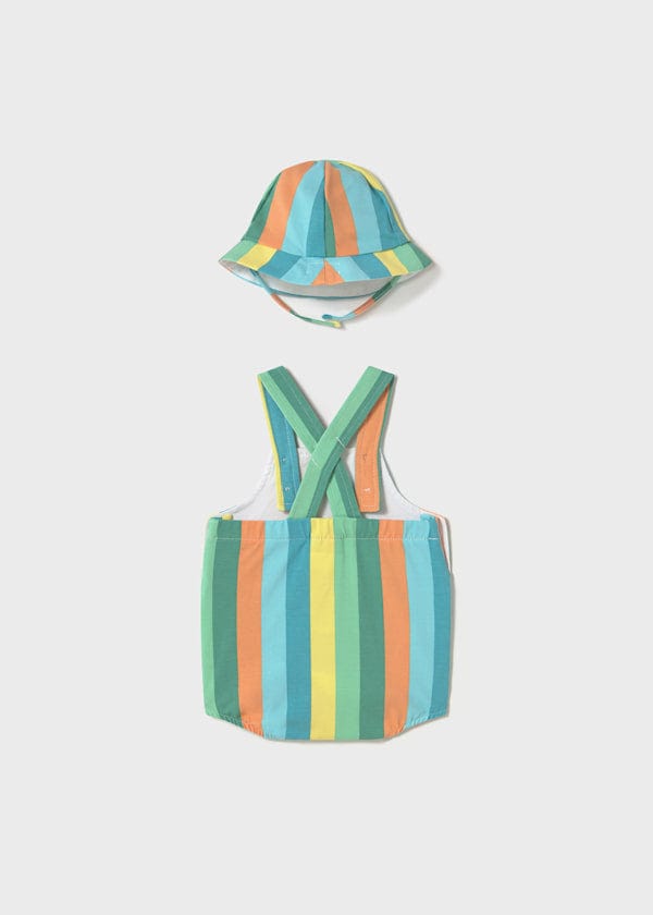 Mayoral Usa Inc Mayoral Bubble Romper with Hat - Little Miss Muffin Children & Home