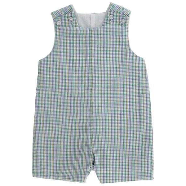 Bailey Boys Bailey Boys Astoria Plaid John John Short with Tab - Little Miss Muffin Children & Home