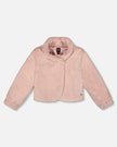 pink fur jacket