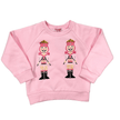 girls pink sparkle nutcracker sweatshirt