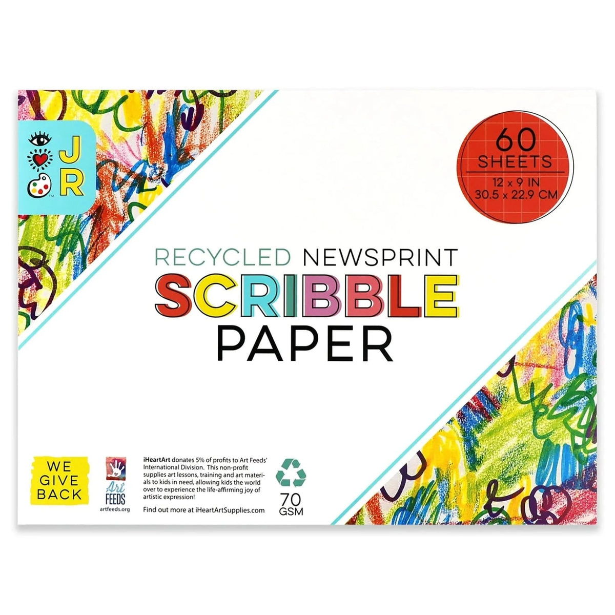 recycled newspaper art pad