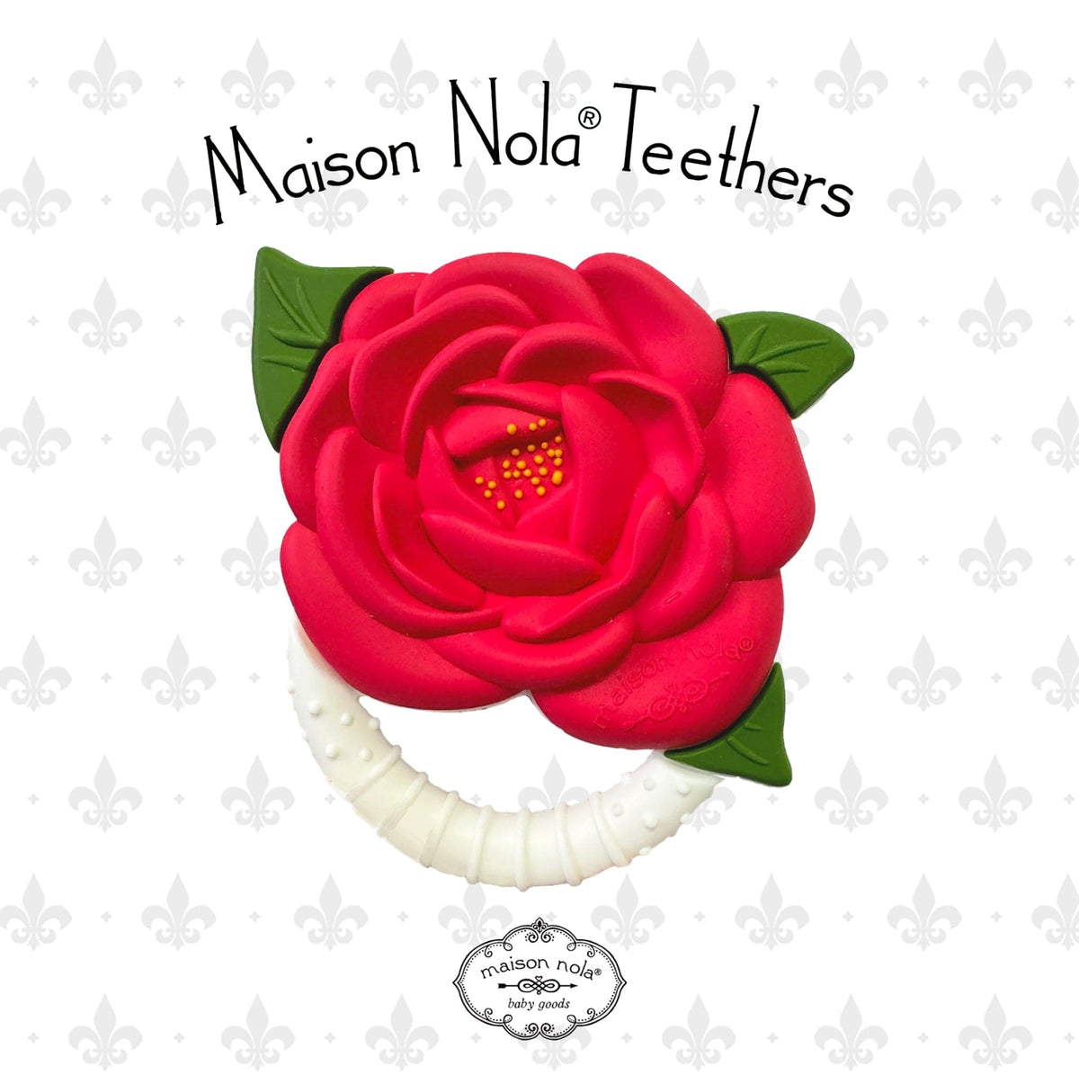 Maison Nola Maison Nola Camellia Teether - Little Miss Muffin Children & Home