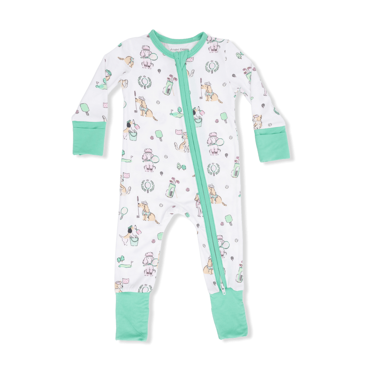 Angel Dear Country Club Dogs Pink Convertible Romper - Little Miss Muffin Children & Home