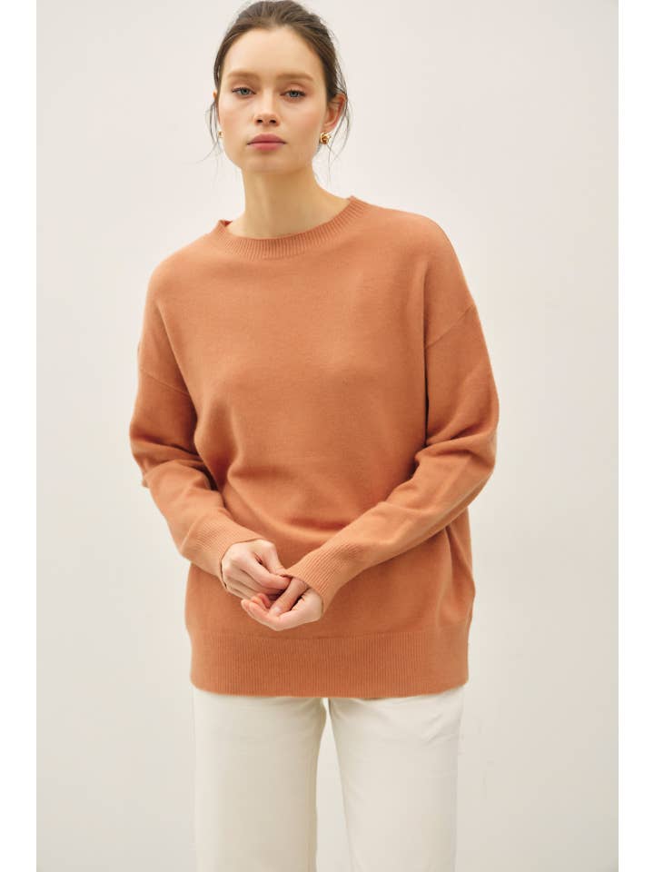 Wool Blend Ultra Soft Crewneck Classic Sweater