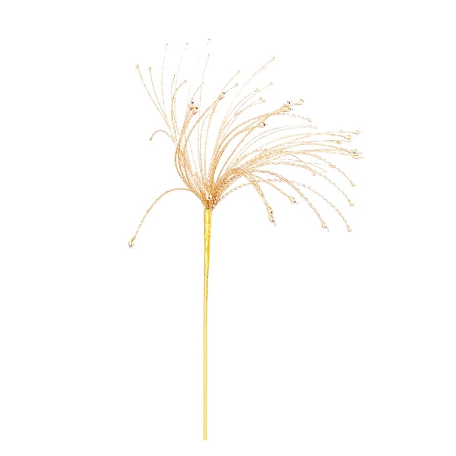 Creative Co-op Creative Co-op Metal & Glass Beaded Spray, Gold Finish - Little Miss Muffin Children & Home