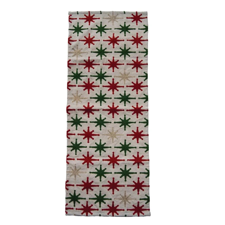 holioday stars table runner