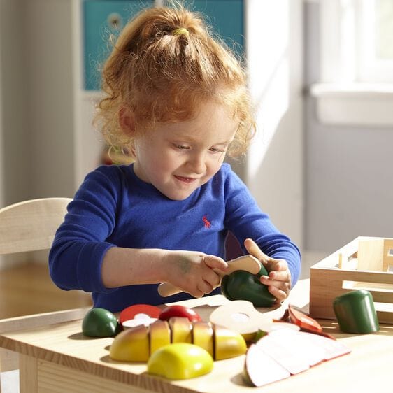 Melissa & Doug Melissa & Doug Wood Food Cutting Set - Little Miss Muffin Children & Home