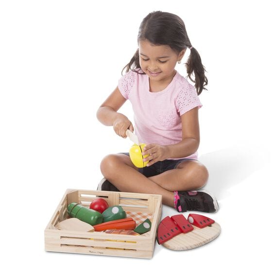 Melissa & Doug Melissa & Doug Wood Food Cutting Set - Little Miss Muffin Children & Home