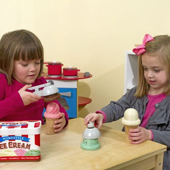 Melissa & Doug Melissa & Doug Scoop & Stack Ice Cream Cone Play Set - Little Miss Muffin Children & Home