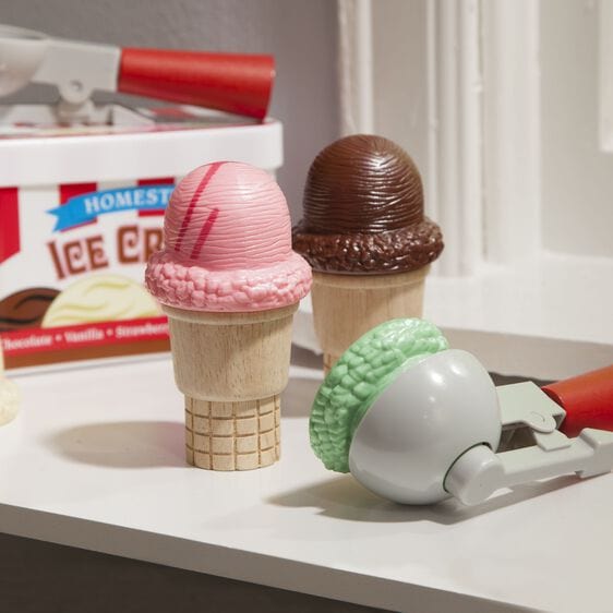 Melissa & Doug Melissa & Doug Scoop & Stack Ice Cream Cone Play Set - Little Miss Muffin Children & Home