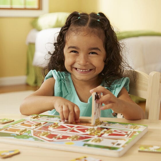 Melissa & Doug Melissa & Doug Magnetic Farm Hide & Seek Board - Little Miss Muffin Children & Home