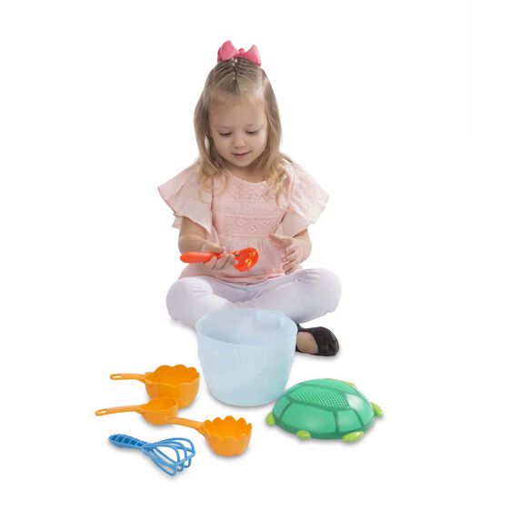 Melissa & Doug Melissa & Doug Seaside Sidekicks Sand Baking Set - Little Miss Muffin Children & Home
