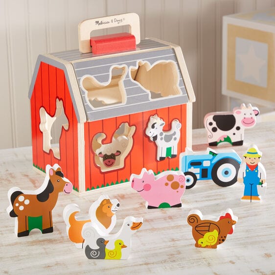 MELISSA & DOUG Melissa & Doug Take Along Sorting Barn - Little Miss Muffin Children & Home
