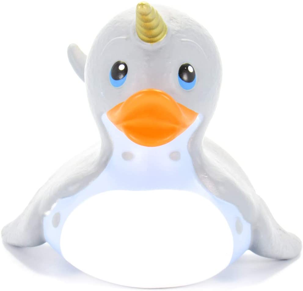 Wild Republic Narwhal Rubber Duck, view 2