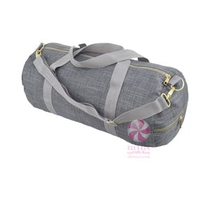 OHM - Mint Sweet Little Things Mint Sweet Little Things Grey Chambray Weekend Duffel - Little Miss Muffin Children & Home
