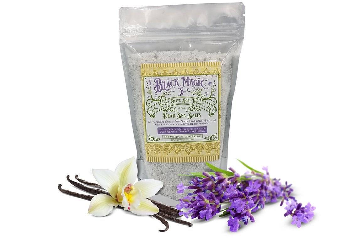 Sweet Olive Soap Works - Sweet Olive Soap Works Black Magic Dead Sea Bath Salt - Little Miss Muffin Children & Home