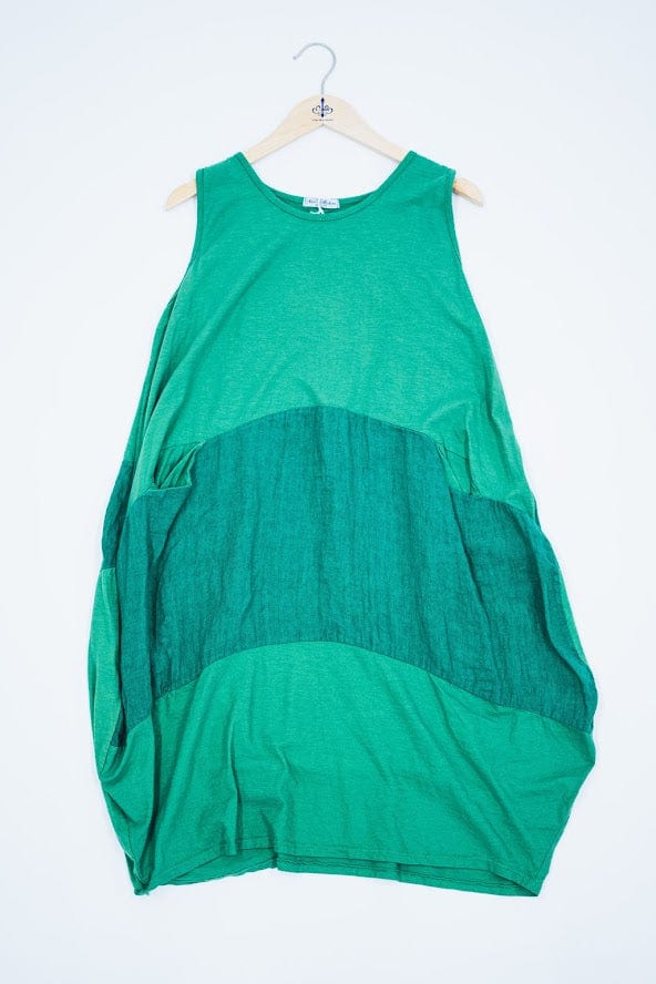 Oro Bonito Oro Bonito Sleeveless Linen Pocket Dress - Little Miss Muffin Children & Home