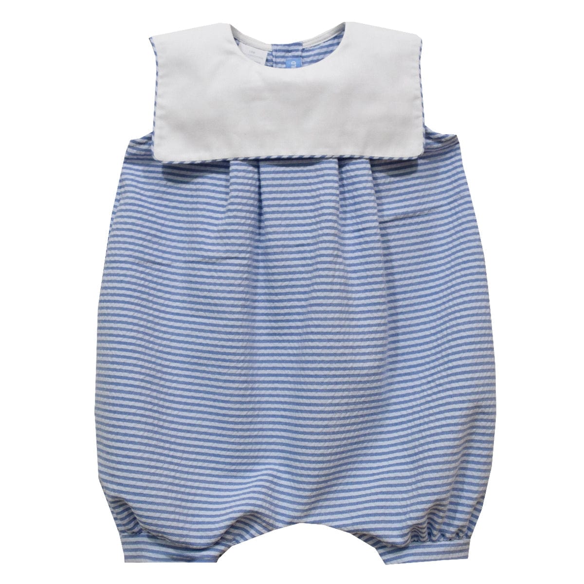 Vive La Fete Vive La Fete Striped Seersucker Sleeveless Basic Boy Long Bubble - Little Miss Muffin Children & Home