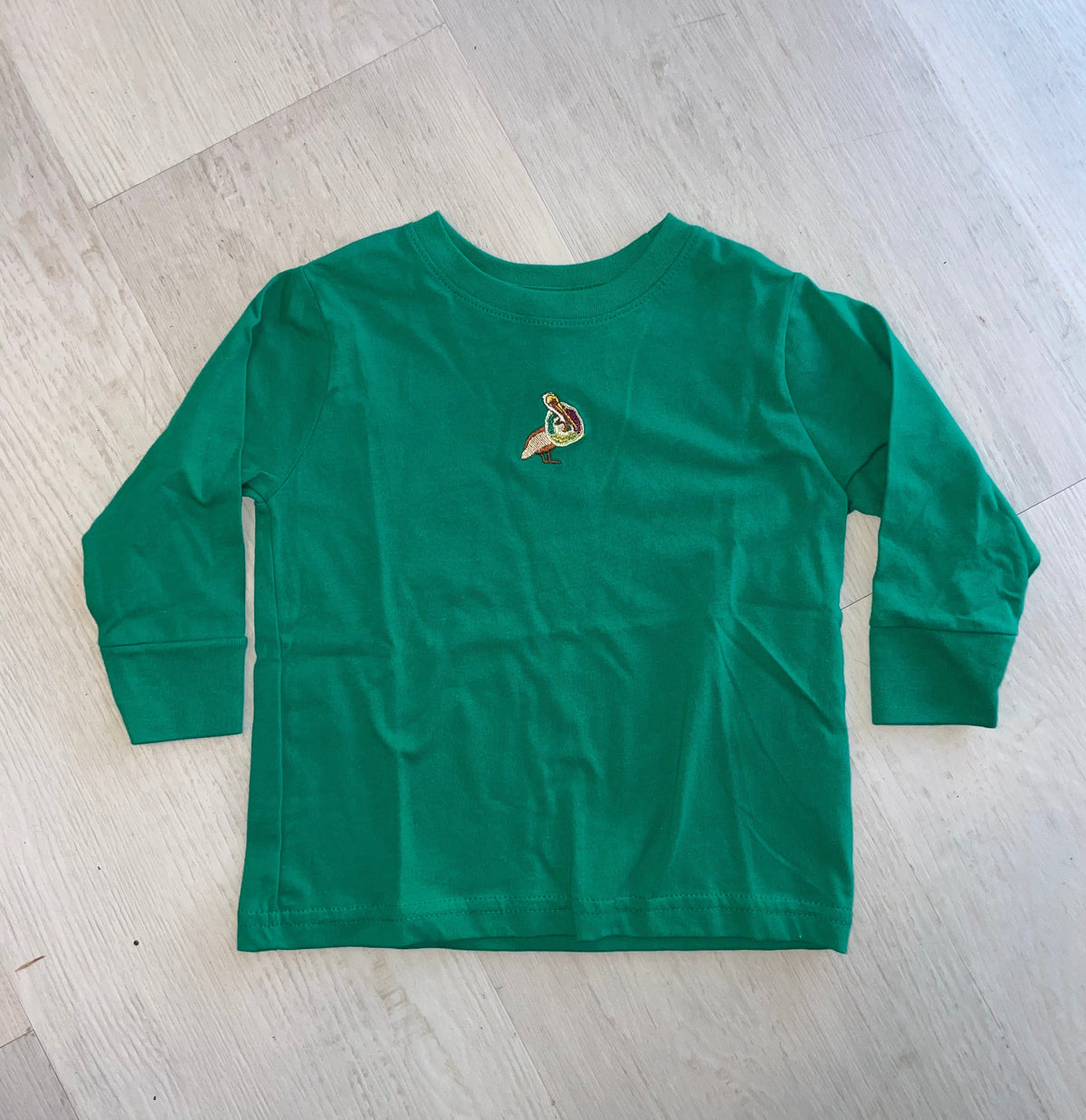 Whereable Art Whereable Art Mardi Gras Pelican Youth Long Sleeve T-Shirt - Little Miss Muffin Children & Home