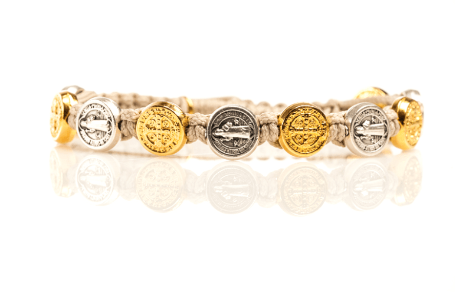 My Saint My Hero - My Saint My Hero Benedictine Blessing Bracelet with Mixed Medals - Little Miss Muffin Children & Home