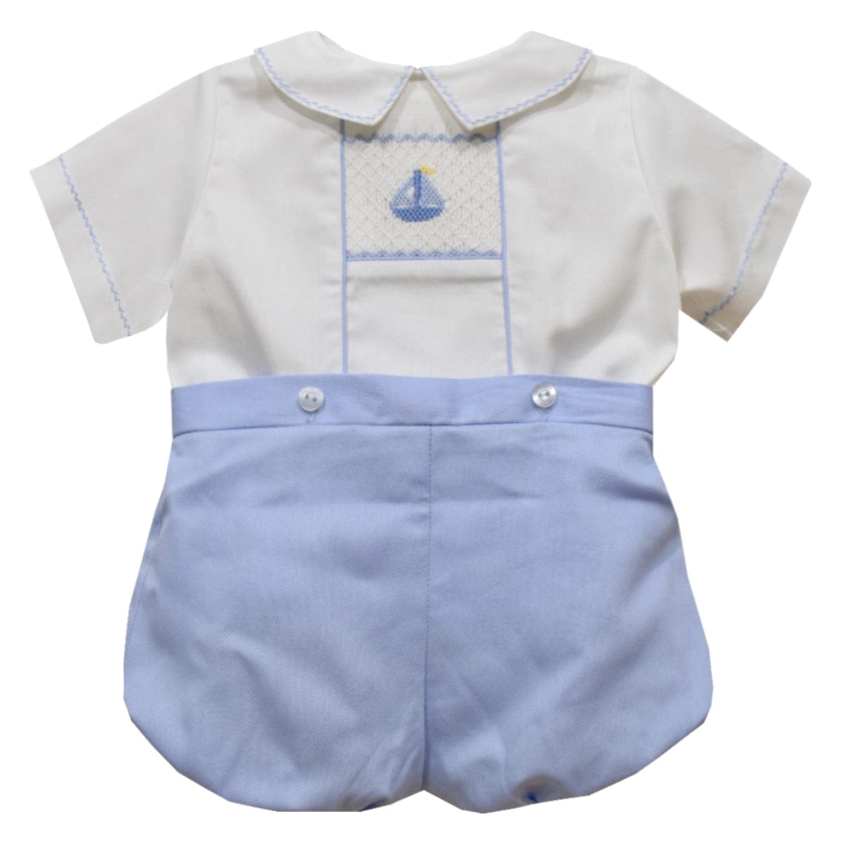 Vive La Fete Vive La Fete Geometric Smocked  Pique Short set - Little Miss Muffin Children & Home