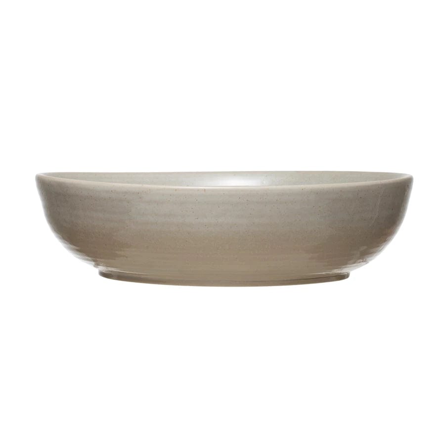 Bloomingville Bloomingville Stoneware Serving Bowl with Reactive Glaze - Little Miss Muffin Children & Home