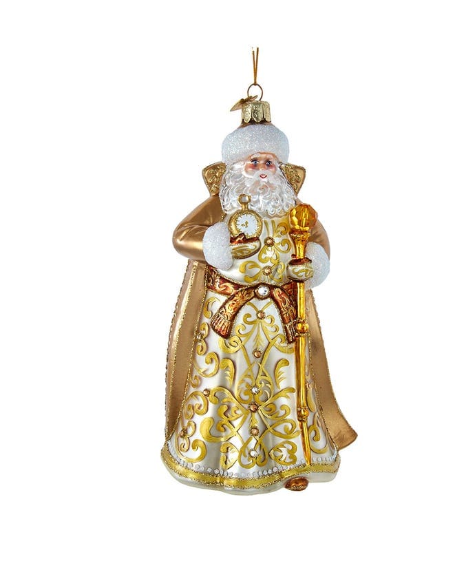 KSA - Kurt Adler Kurt Adler Bellisimo Elegant Gold Santa Ornament - Little Miss Muffin Children & Home