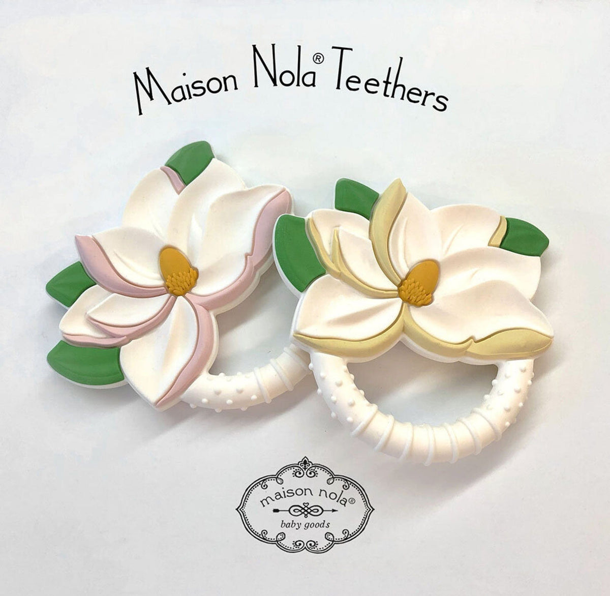 Maison NOLA Maison Nola Magnolia Flower Silicone Teethers - Little Miss Muffin Children & Home