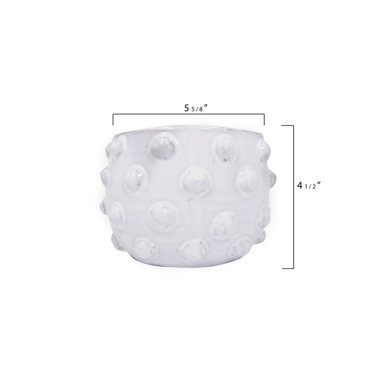 Creative Co-op Creative Co-op Terra Cotta Planter with Raised Dots - Little Miss Muffin Children & Home
