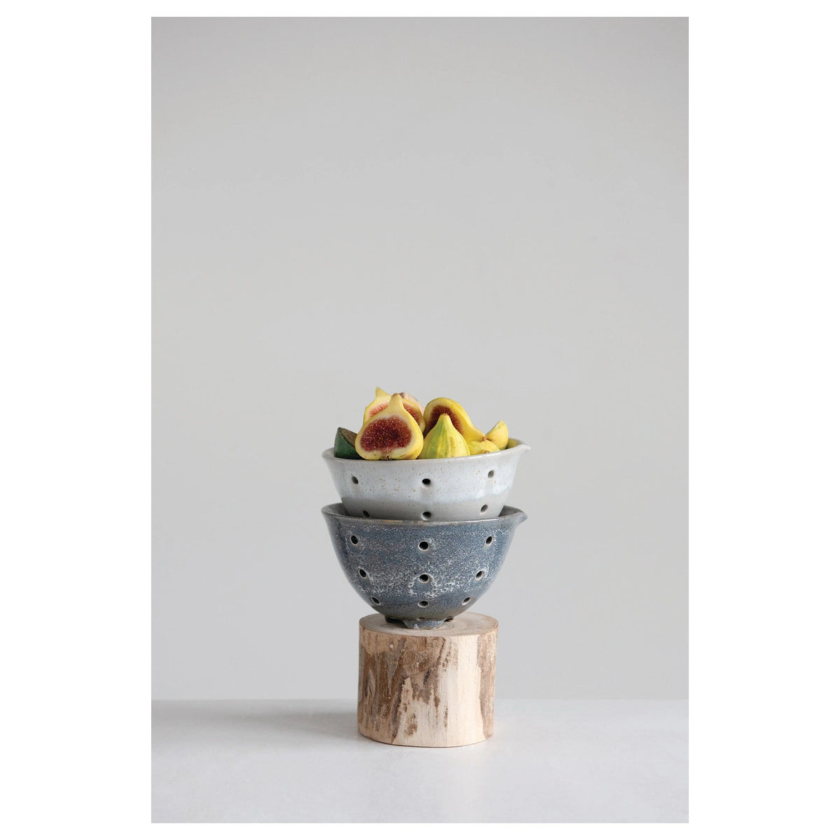 Creative Co-op Creative Co-op Stoneware Berry Bowl, Glaze - Little Miss Muffin Children & Home
