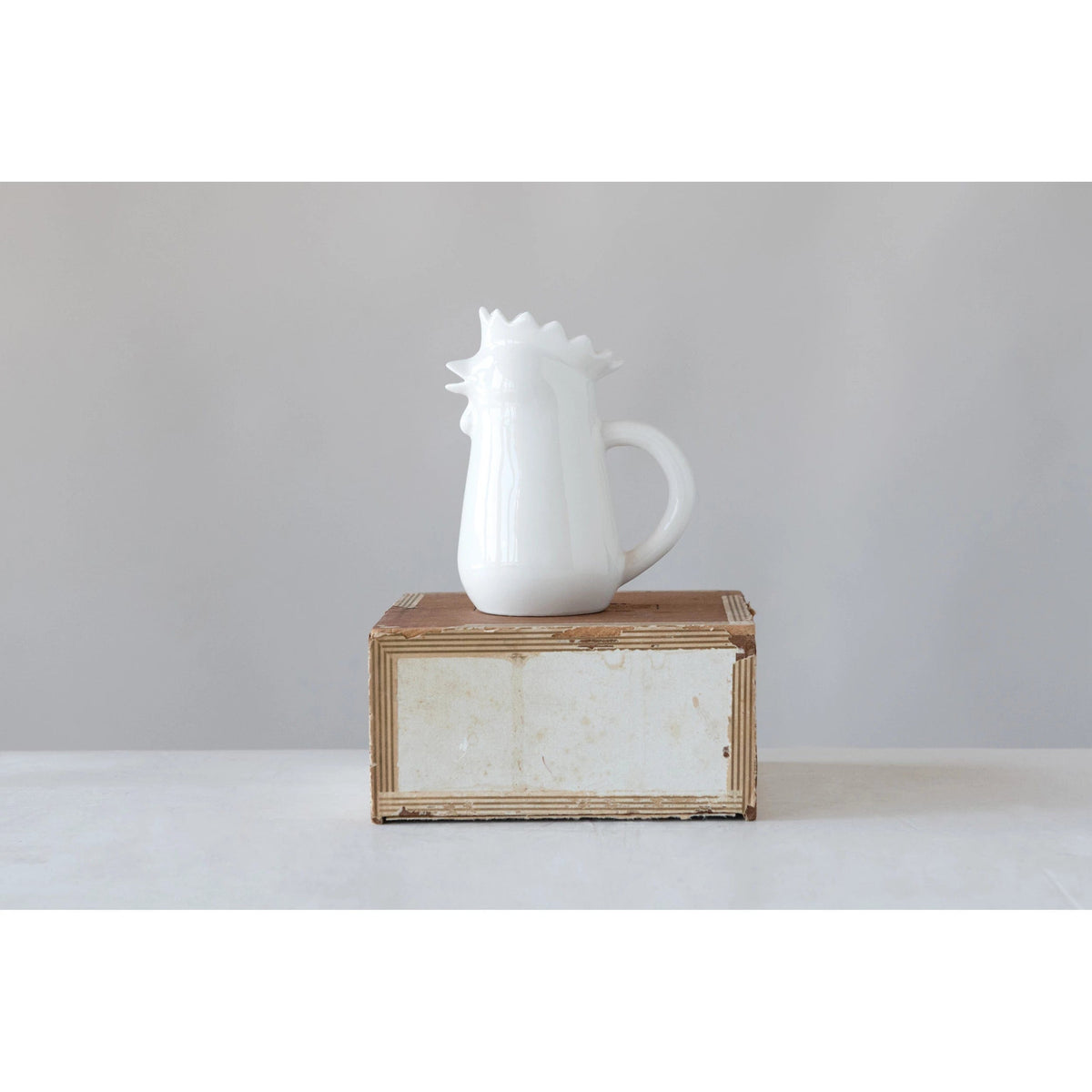 Creative Co-op Creative Co-op Stoneware Chicken Creamer - Little Miss Muffin Children & Home