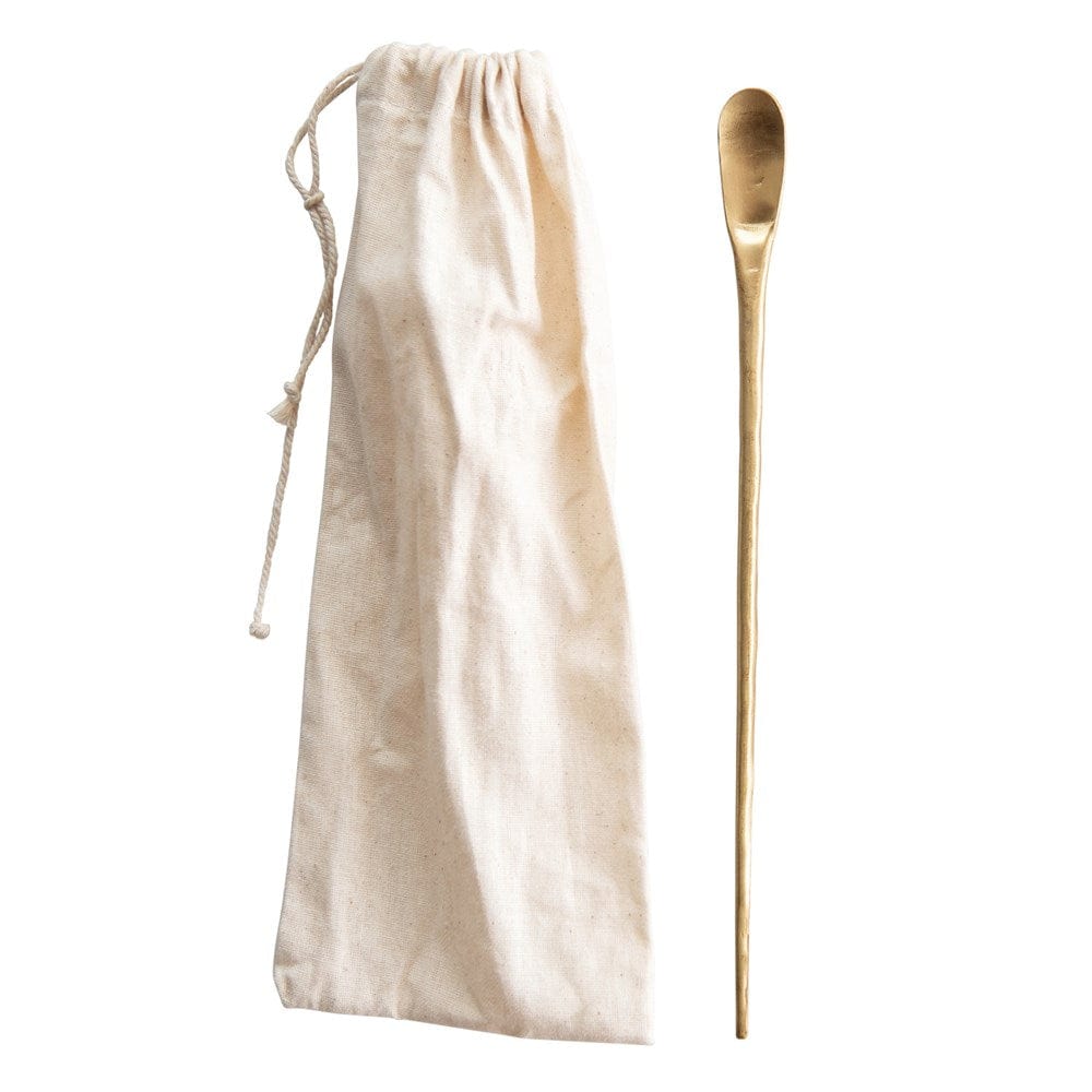 Creative Co-Op Creative Co-op Brass Cocktail Spoon - Little Miss Muffin Children & Home