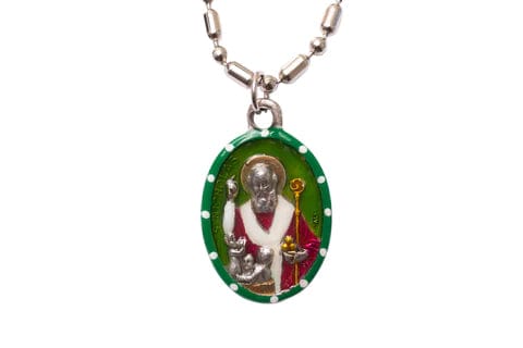 Saints For Sinners Saints For Sinners Saint Nicholas Hand Painted Medal - Little Miss Muffin Children & Home