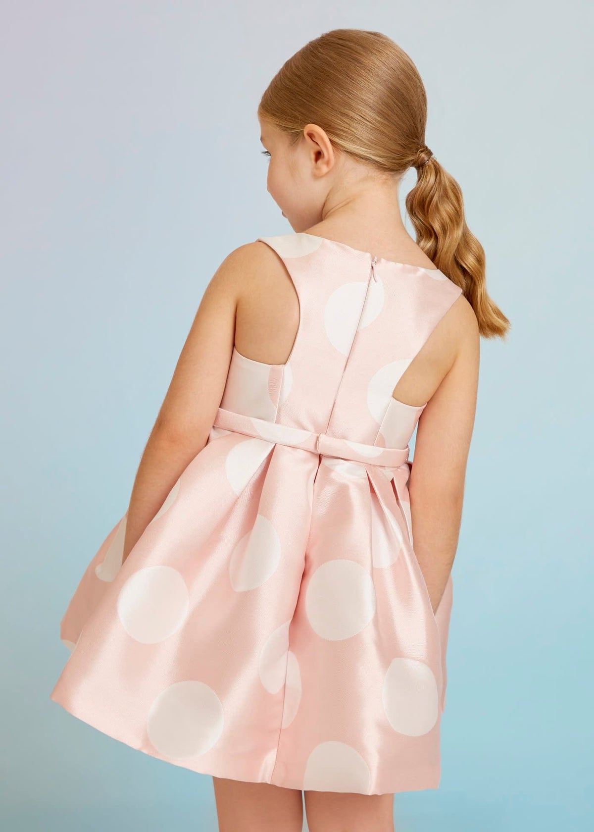 Abel & Lula Abel & Lula Polka Dot Mikado Dress - Little Miss Muffin Children & Home