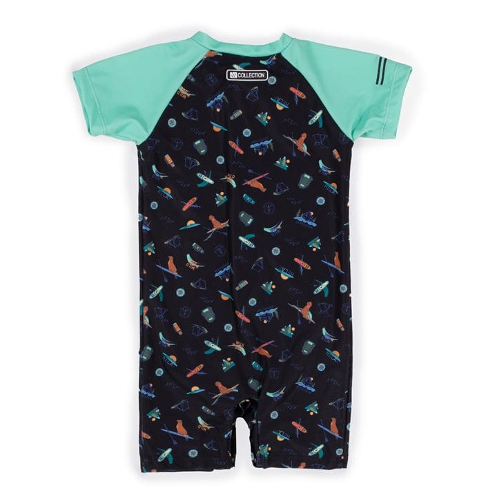 Nano Collection Nano Collection One-Piece Rashguard Swimsuit - Little Miss Muffin Children & Home